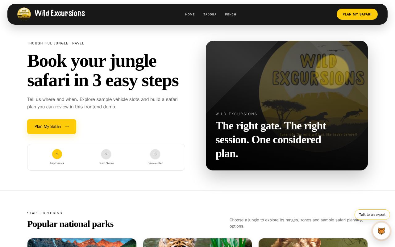 Preview of WE Planner Frontend