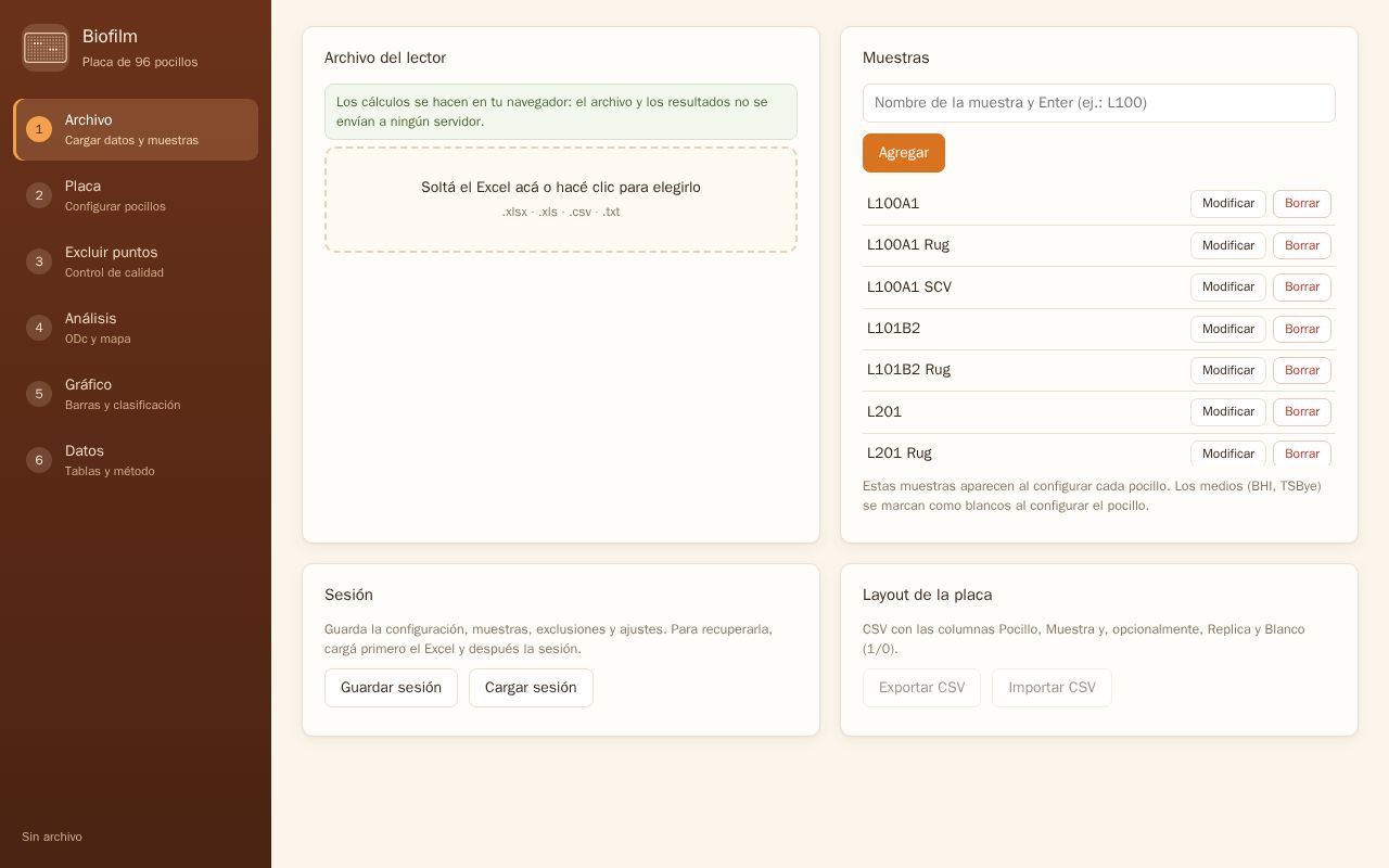 Preview of Biofilm Web