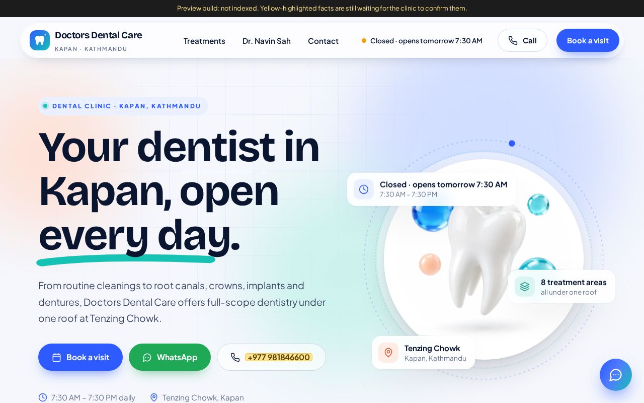 Preview of Doctors Dental Care