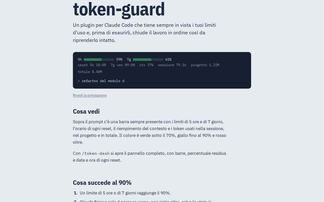 Preview of Token Guard
