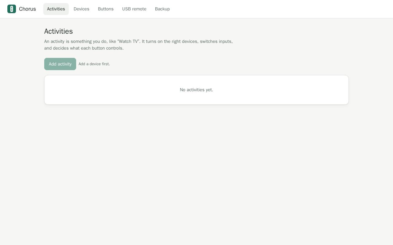 Preview of Chorus Remote