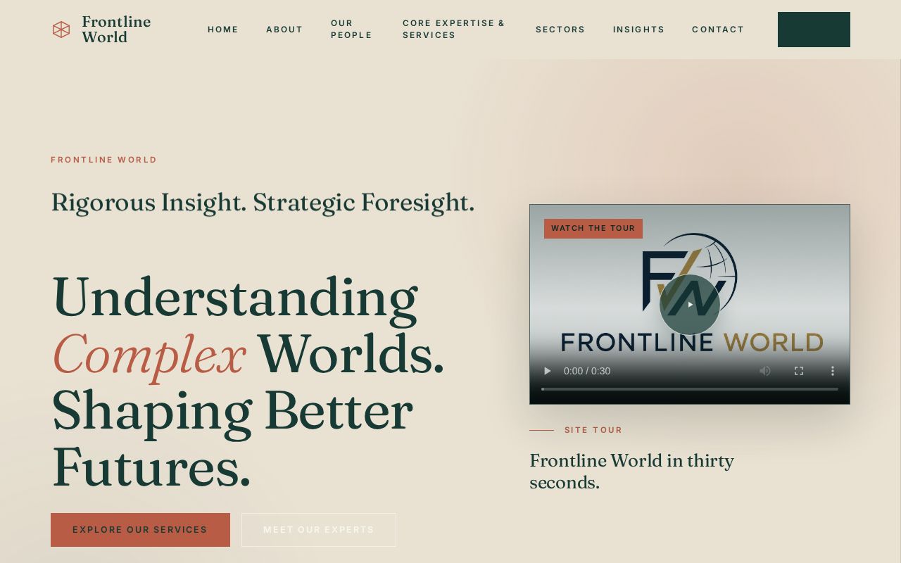 Preview of Frontline World LTD