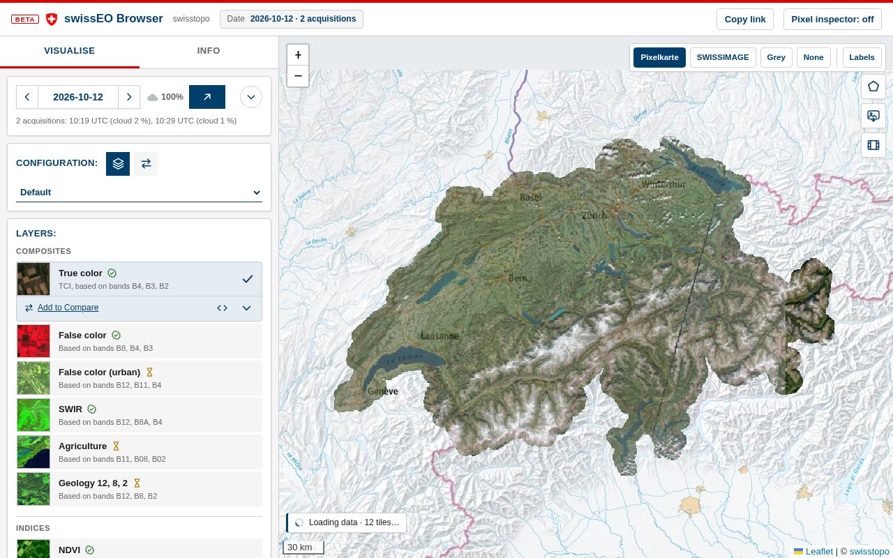 Preview of Topo Swisseobrowser