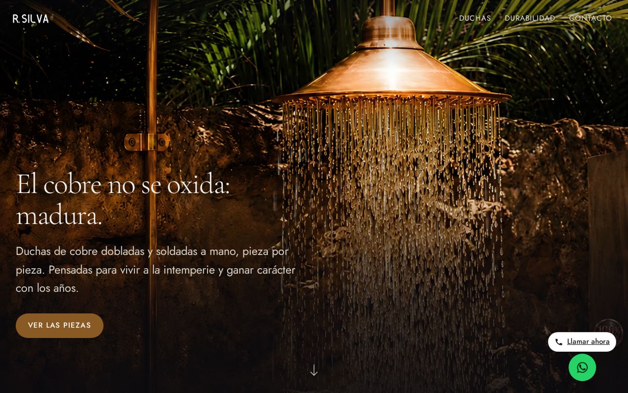 Preview of Duchas en Cobre - sitio enfocado solo en duchas, de Rafael Silva