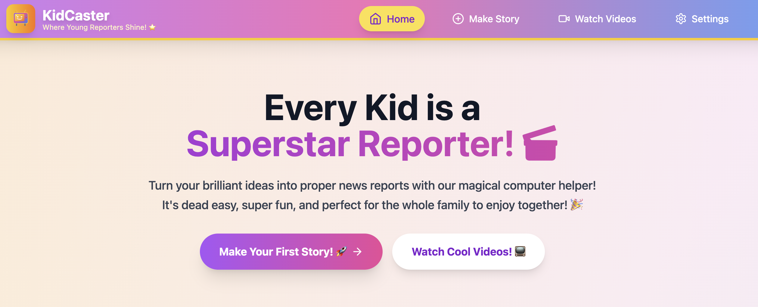 Preview of KidCaster