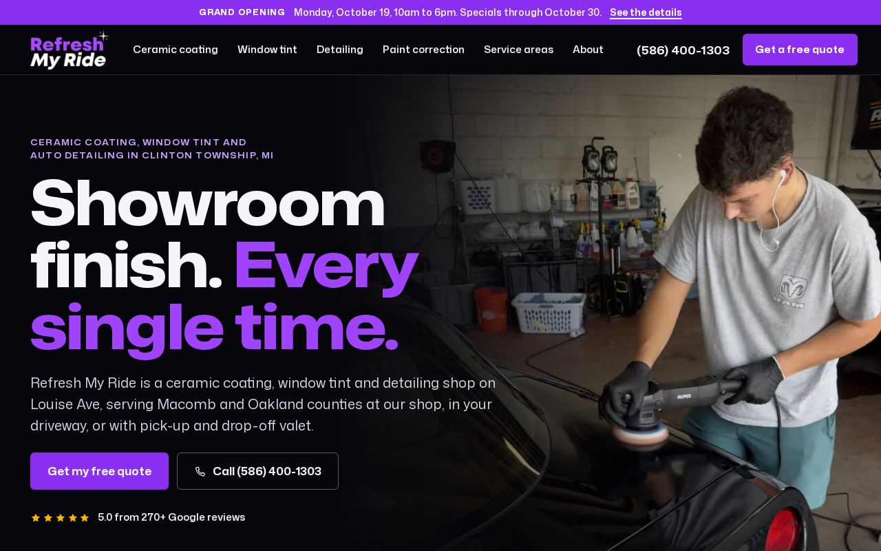 Preview of Refresh My Ride