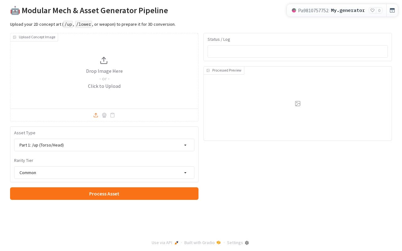 Preview of My.generator