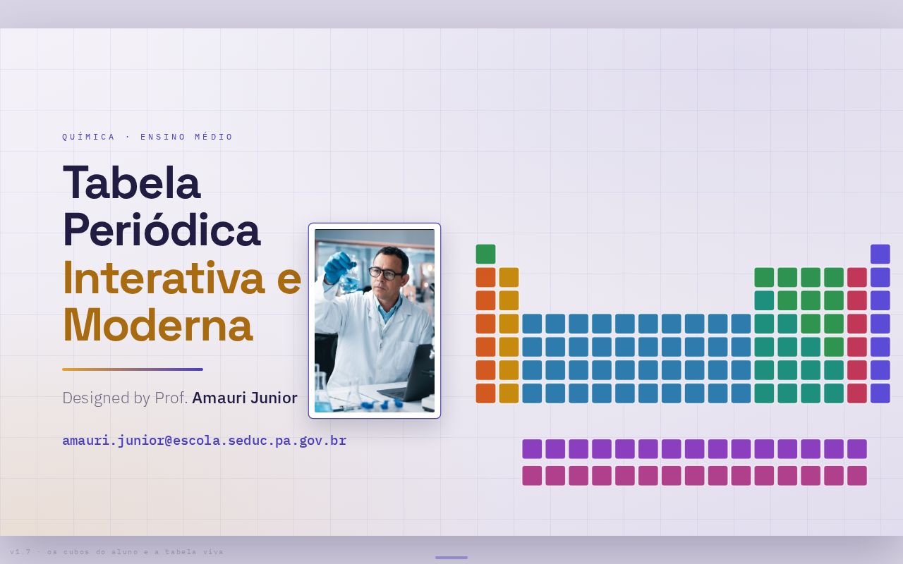 Preview of Tabela Periodica Interativa e Moderna - apresentacao de Quimica do Prof. Amauri Junior