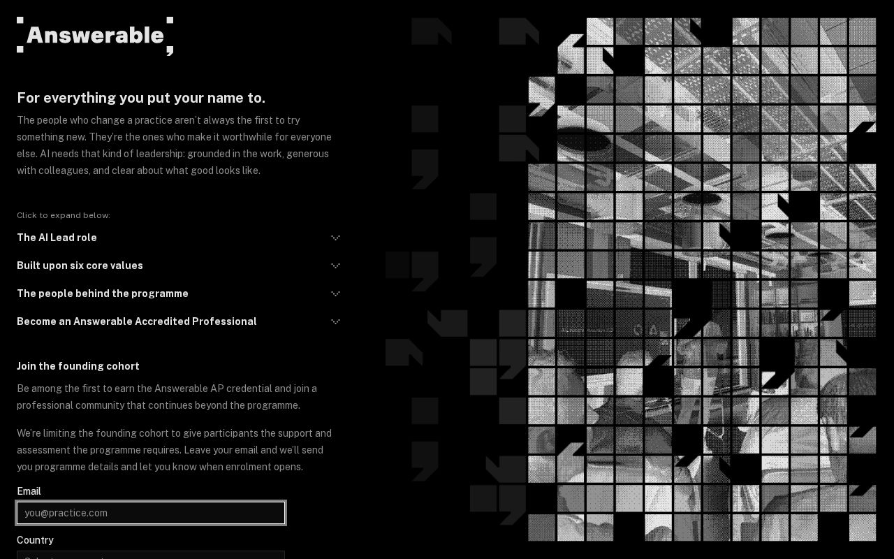 Preview of Answerable Monorepo