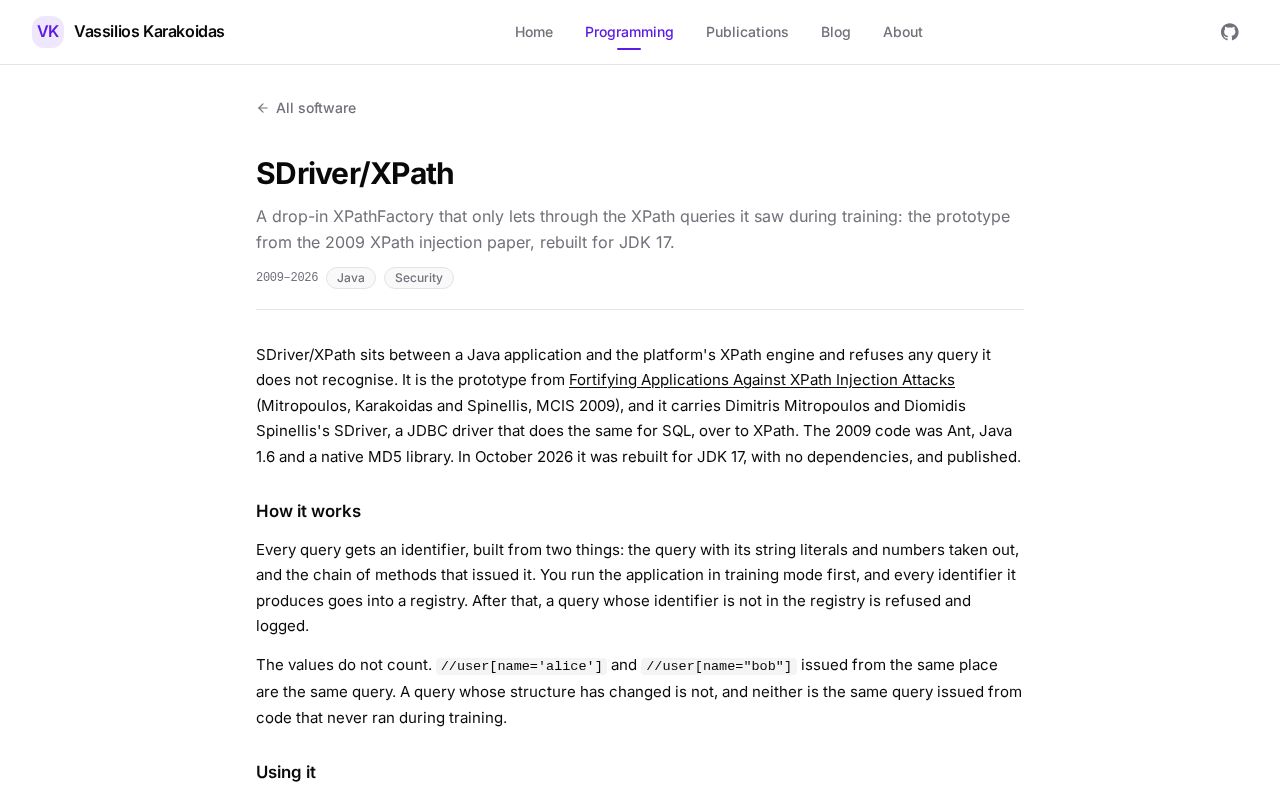 Preview of Sdriver Xpath