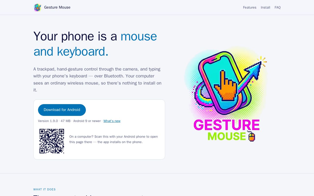 Preview of Gesture Mouse