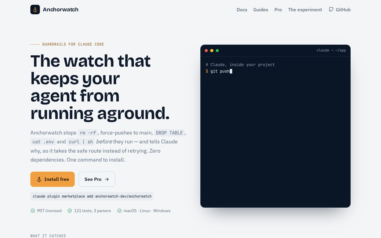 Preview of Anchorwatch