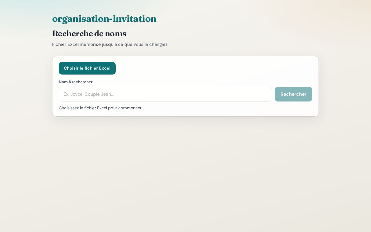Preview of Organisation Invitation