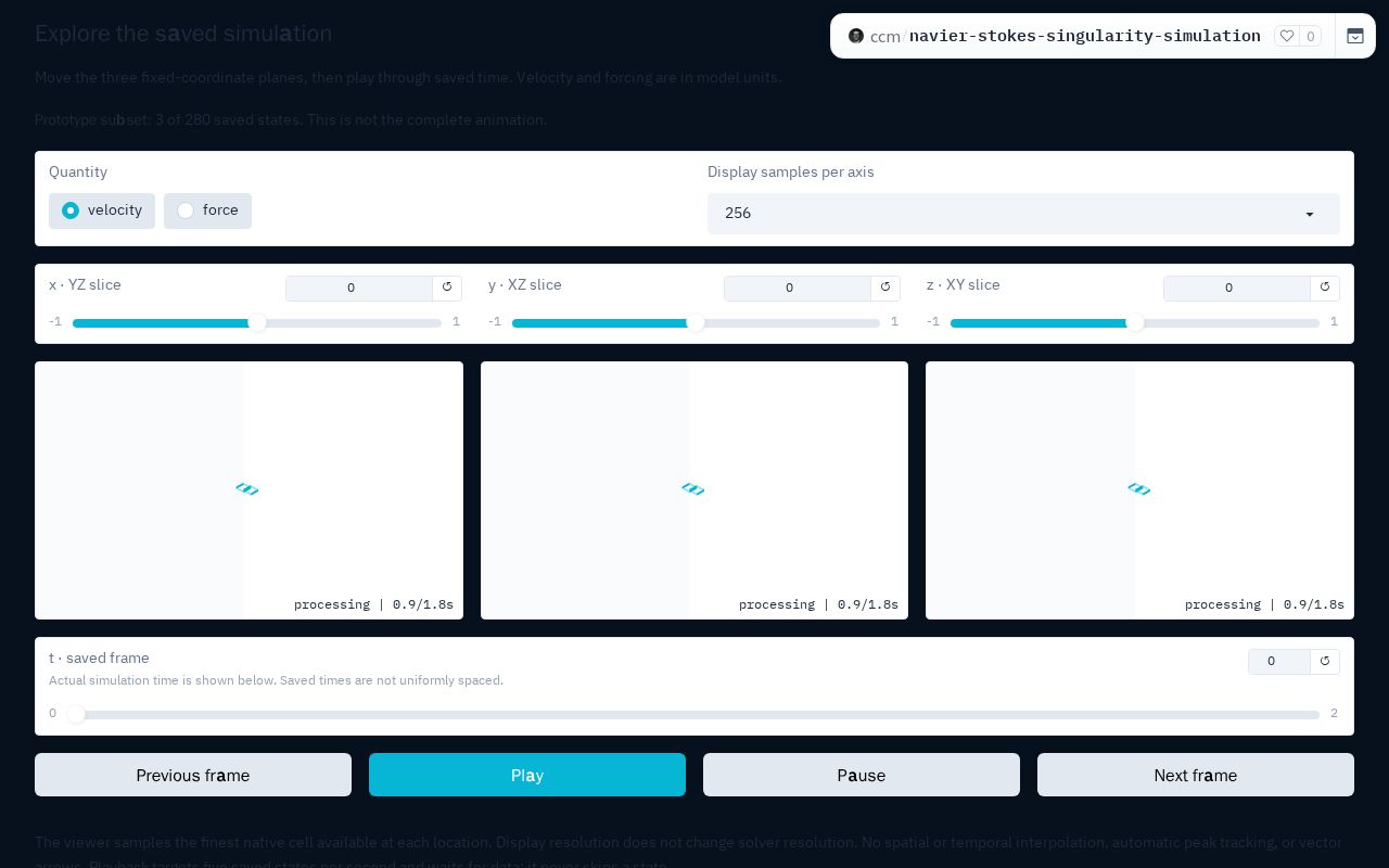 Preview of Native Navier–Stokes Explorer