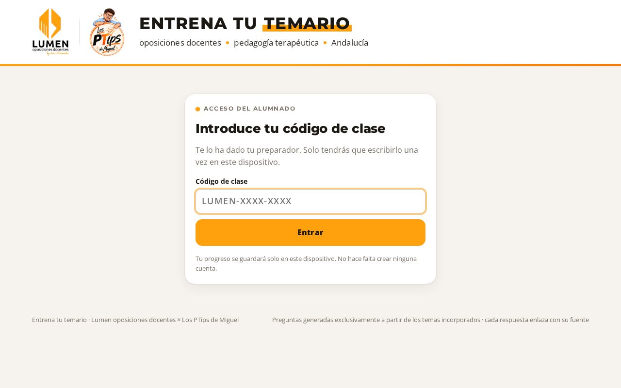 Preview of Entrena Tu Temario Web