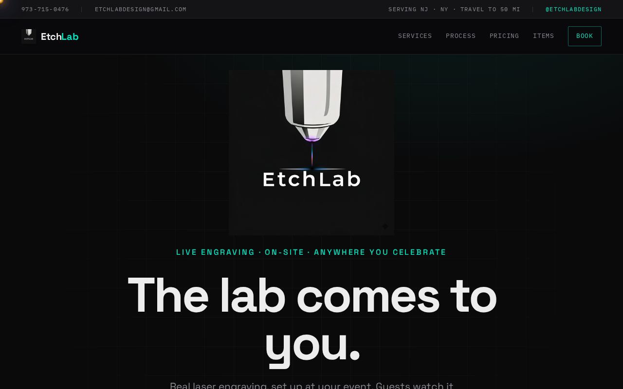 Preview of EtchLabWebsite