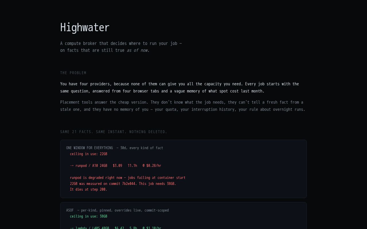 Preview of Highwater