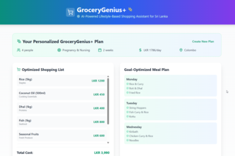 Preview of GroceryGenius+