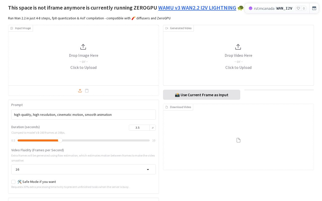 Preview of WAN2.2 I2V LIGHTNING-Video-4-8step