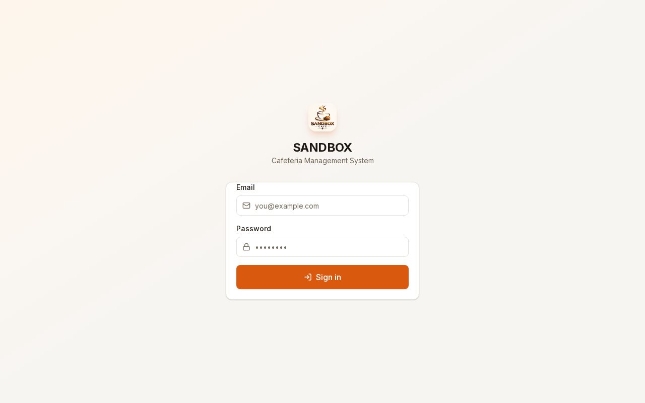 Preview of SANDBOX SYSTEM