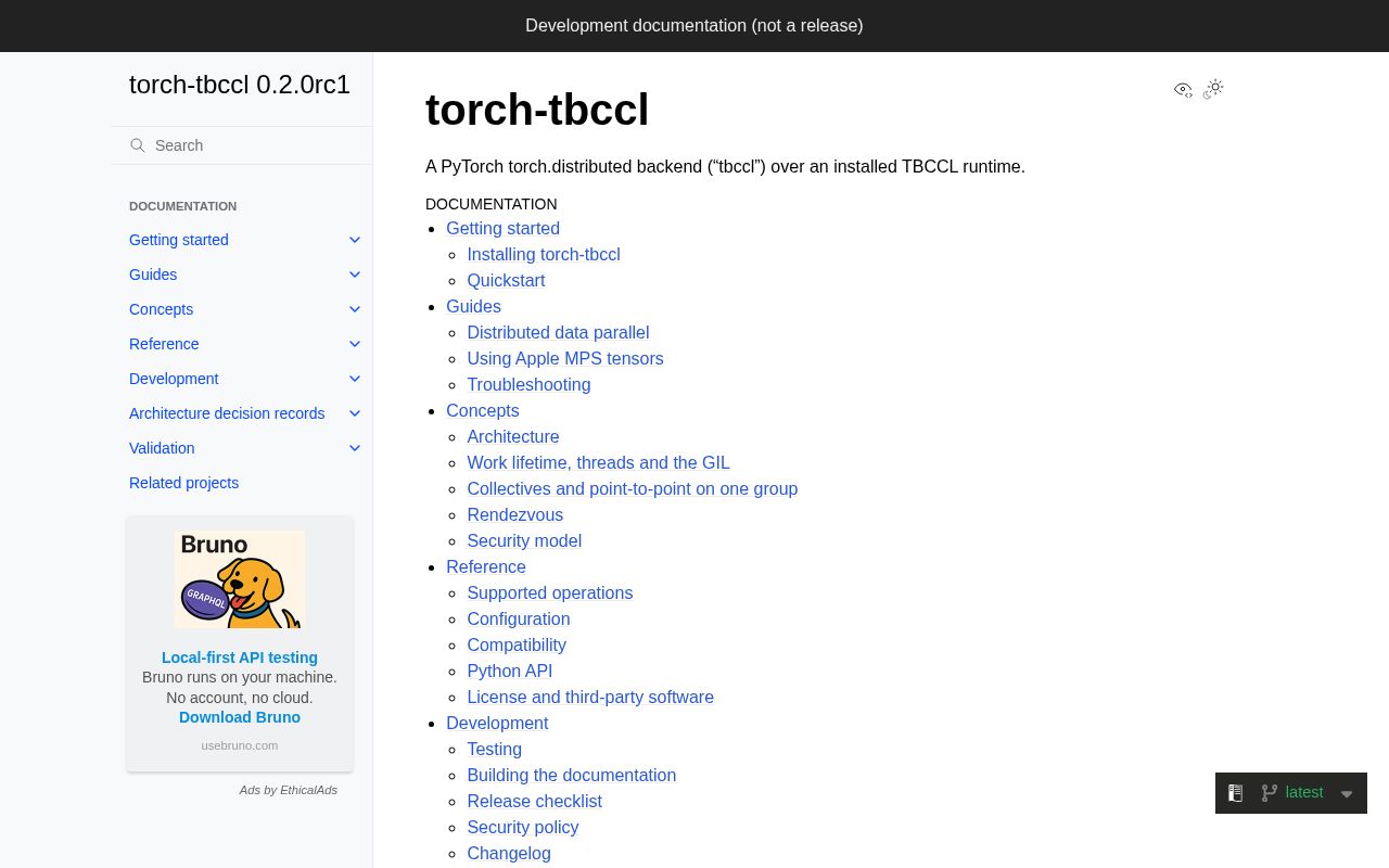 Preview of torch-tbccl 0.2.0rc1