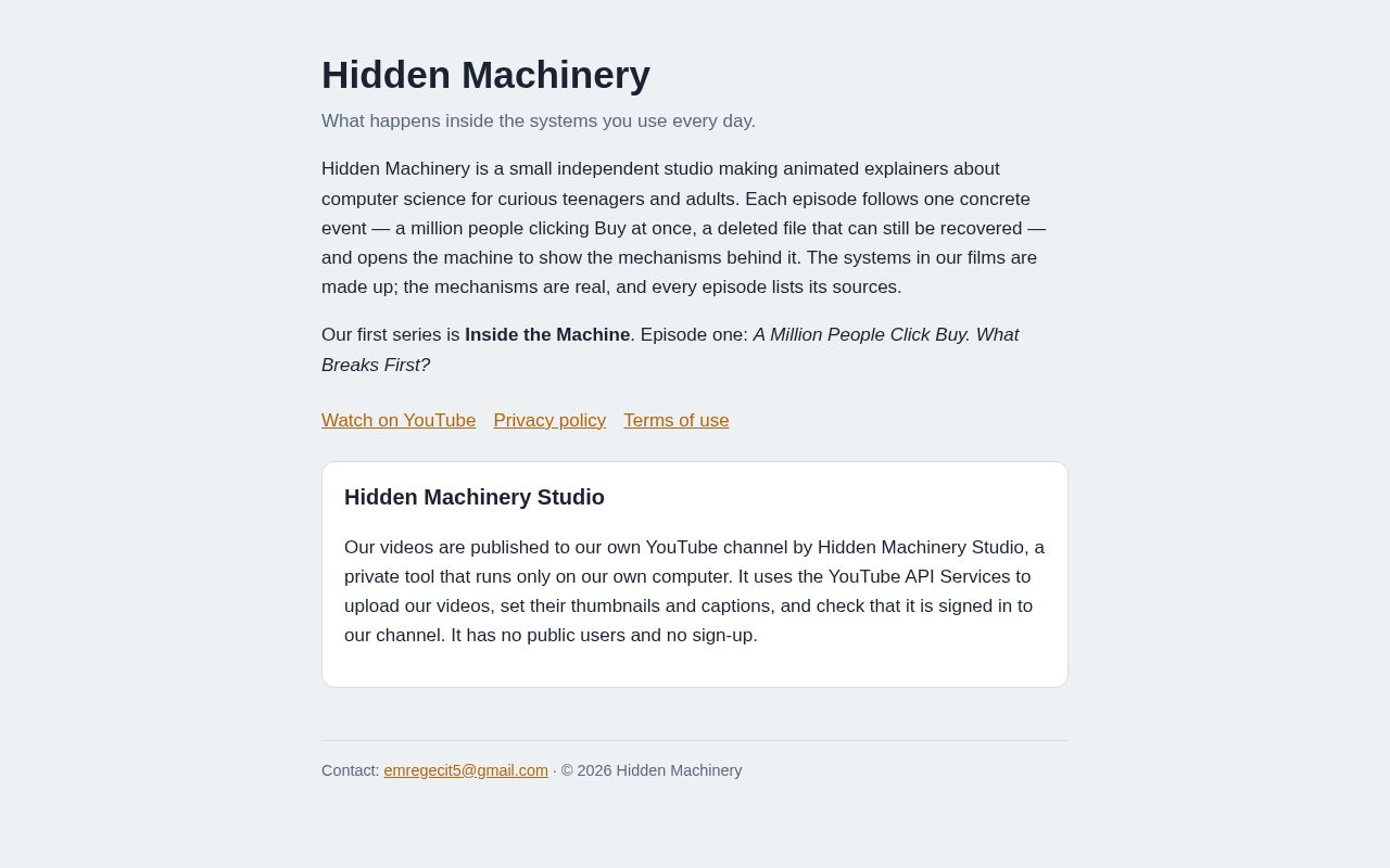 Preview of Hiddenmachinery