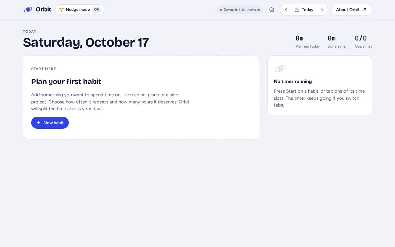 Preview of Orbit Habit Planner