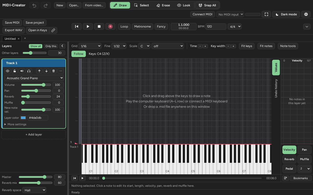 Preview of MIDI Creator
