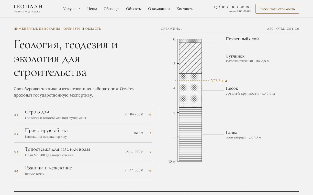 Preview of Izyskaniya Site