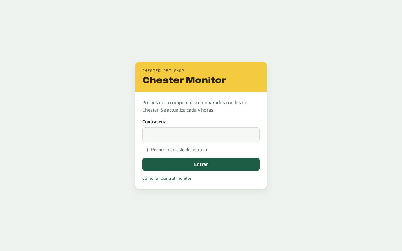 Preview of Chester Monitor Web