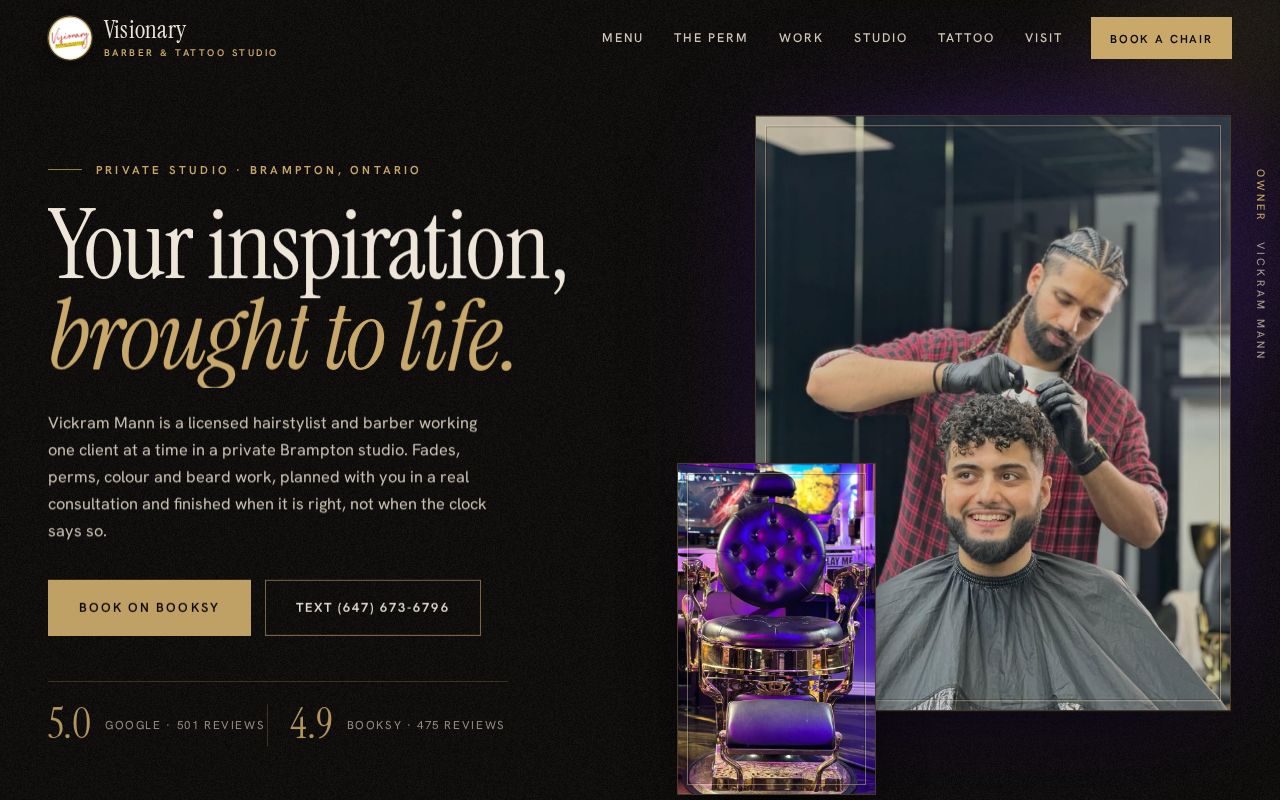Preview of Visionary Barber Tattoo Studio