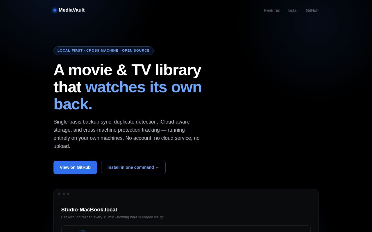 Preview of Mediavault