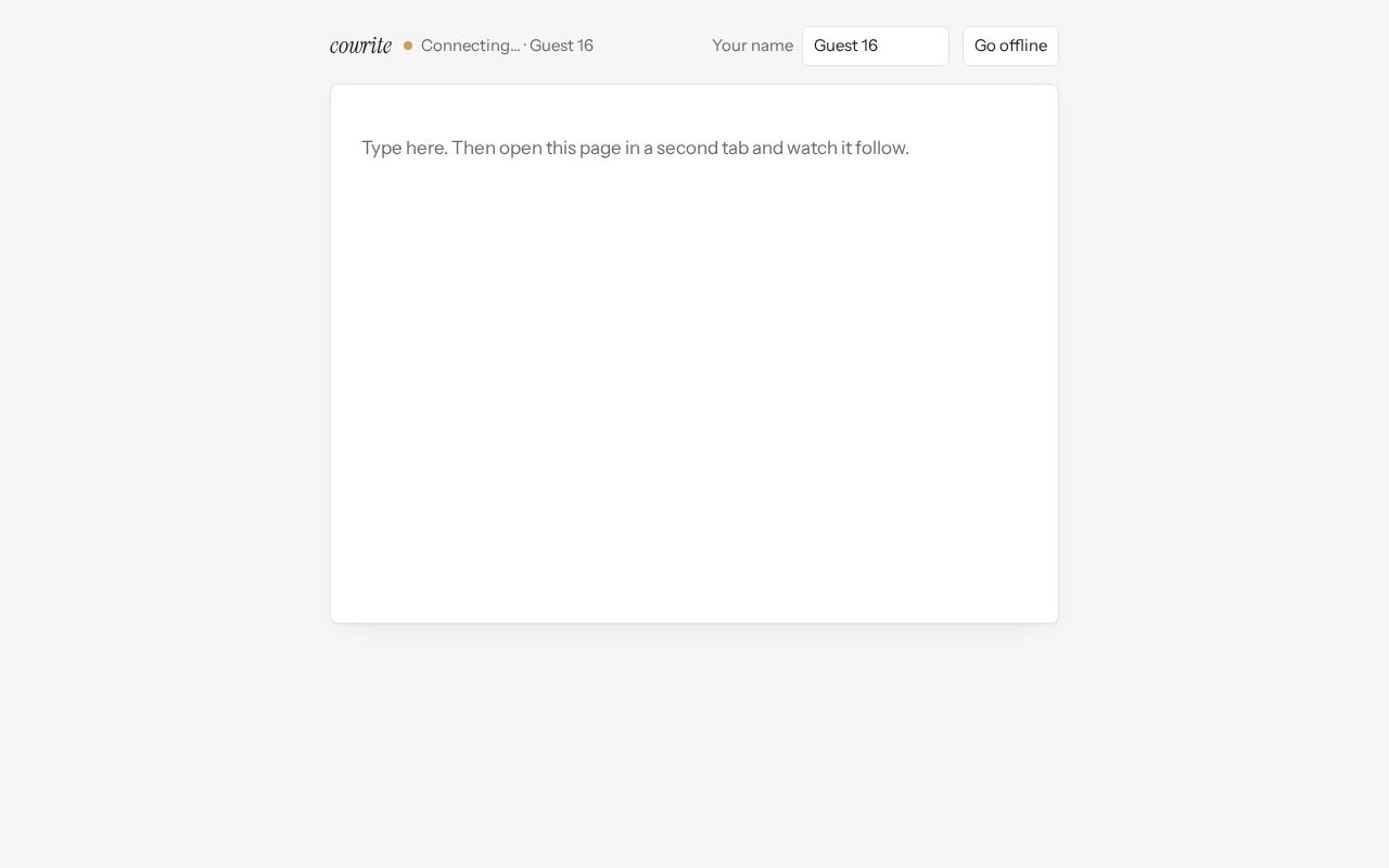 Preview of cowrite