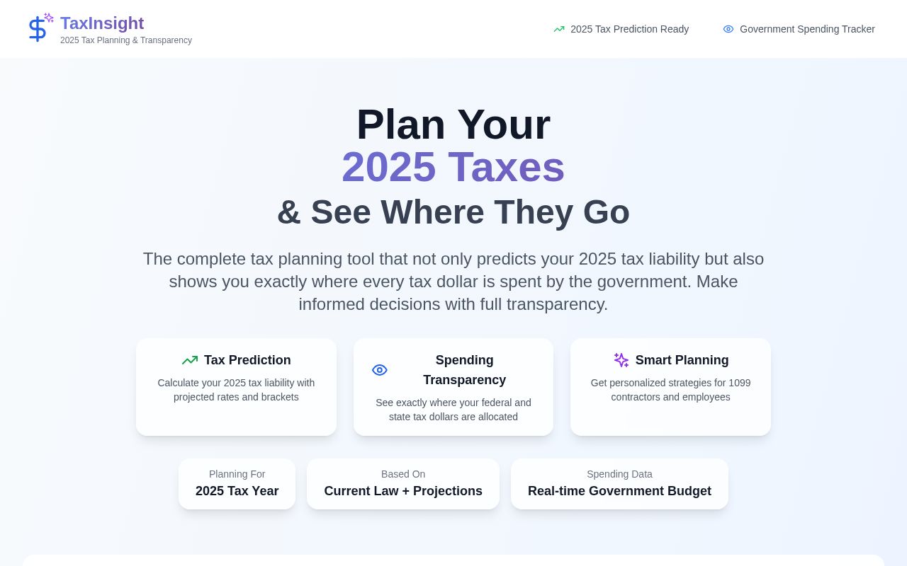 Preview of Taxinsight.io
