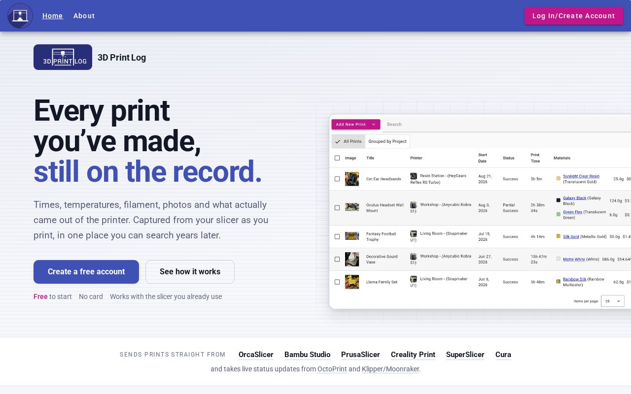 Preview of Printlog Bridge