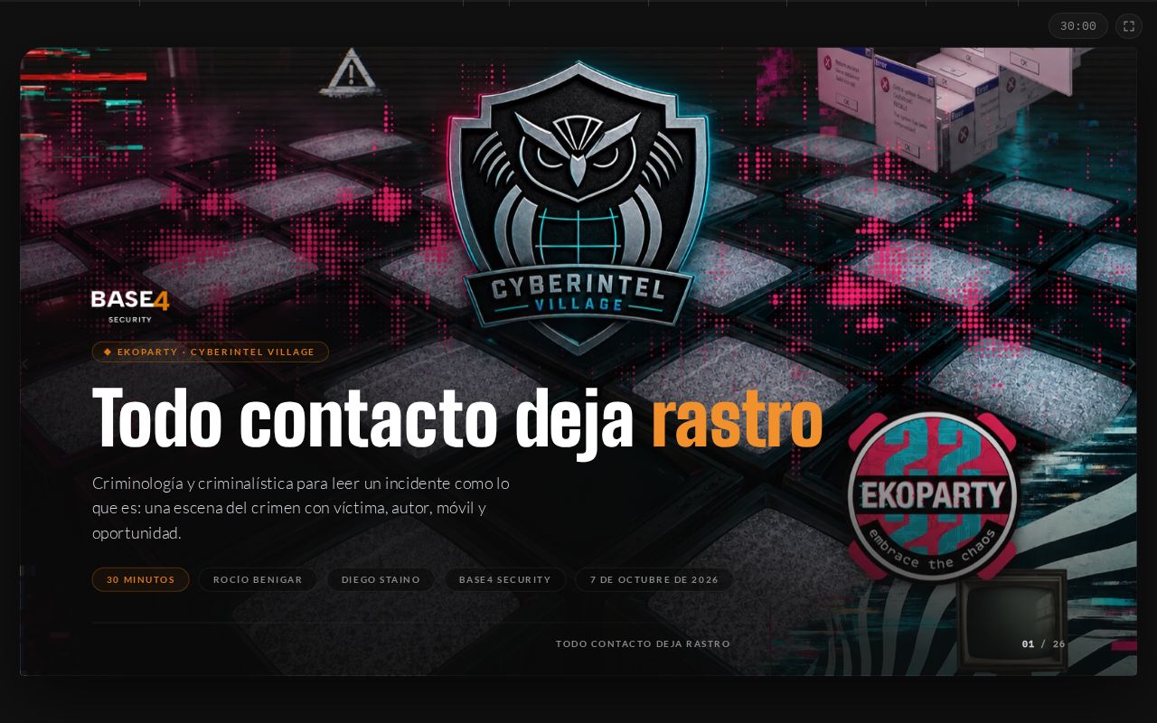 Preview of Todo Contacto Deja Rastro