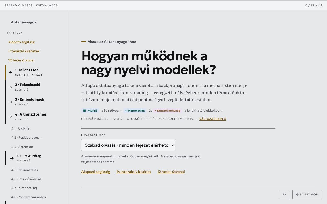 Preview of Llm Oktatoanyag