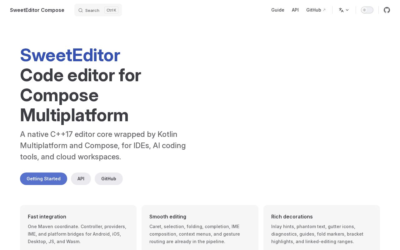 Preview of SweetEditorCompose