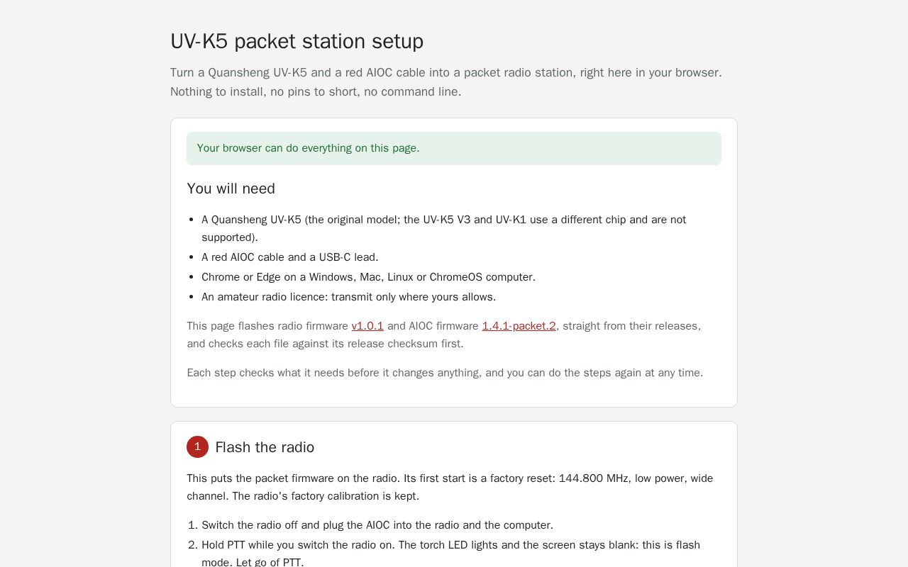 Preview of Quansheng Packet