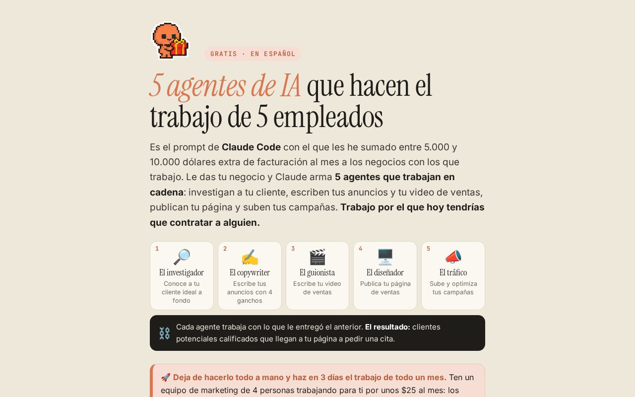Preview of Prompt Agentes