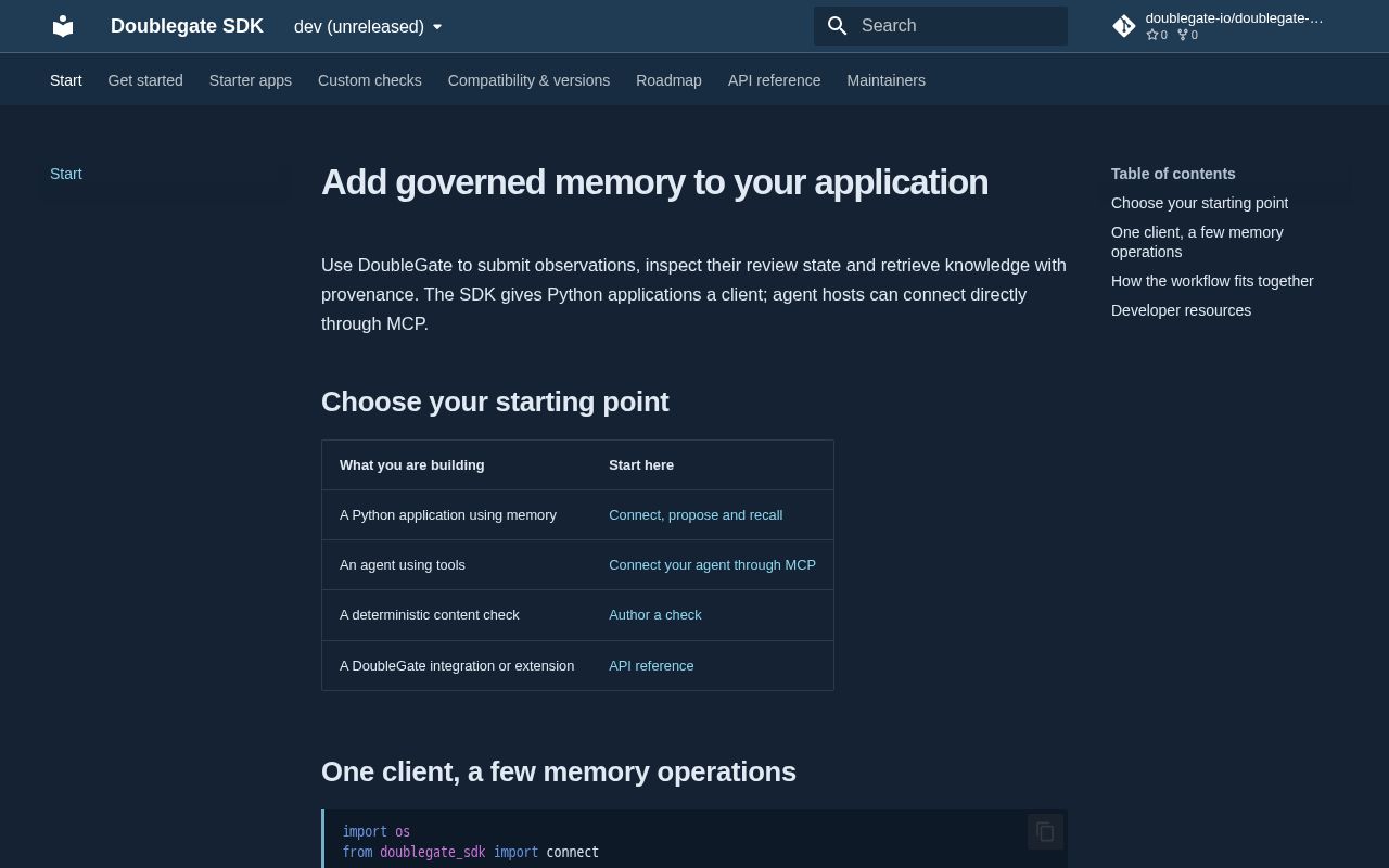 Preview of Doublegate Sdk