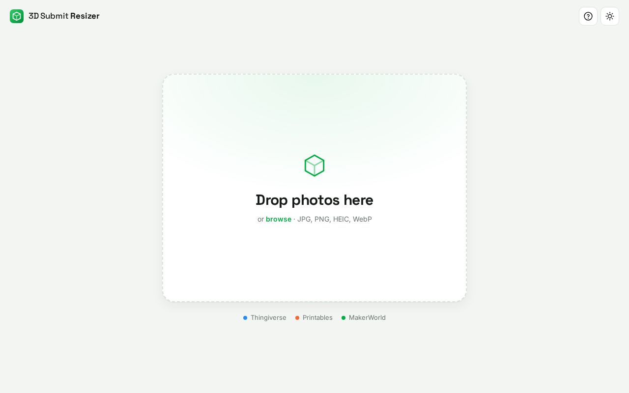 Preview of 3D Submit Resizer