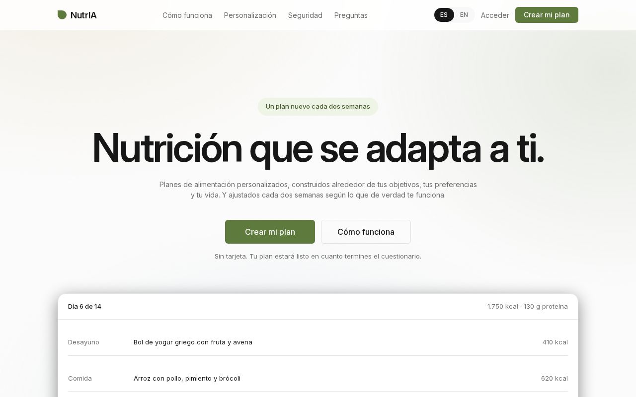 Preview of NutrIA
