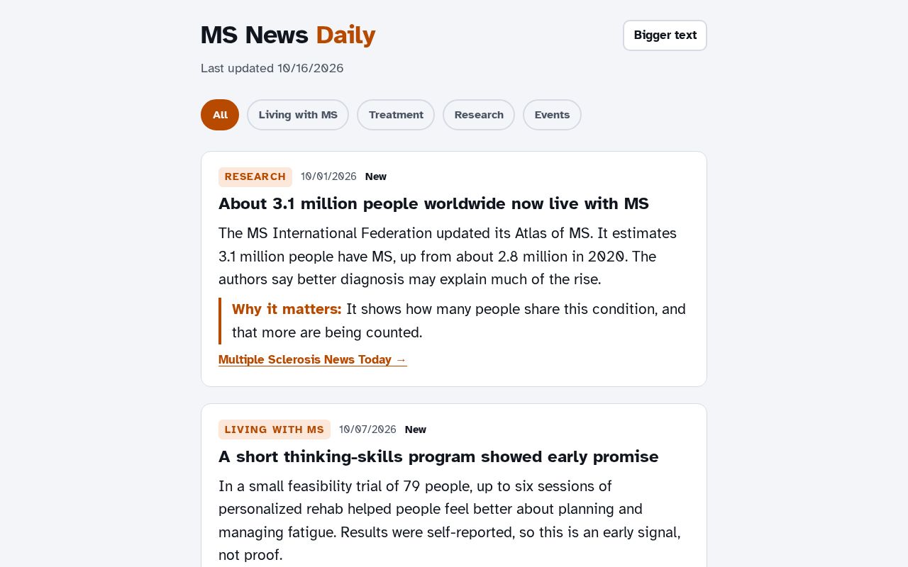 Preview of MS News Daily