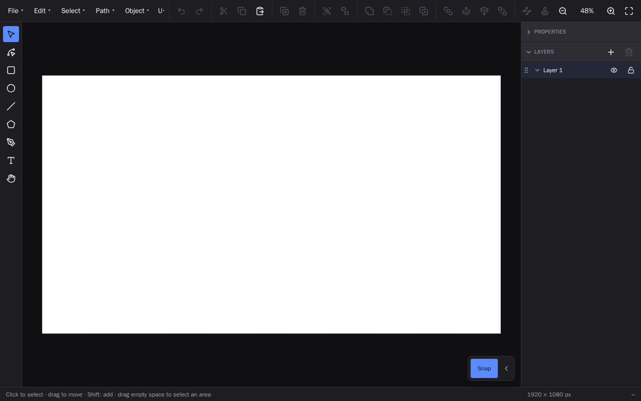 Preview of Slop Vector Editor