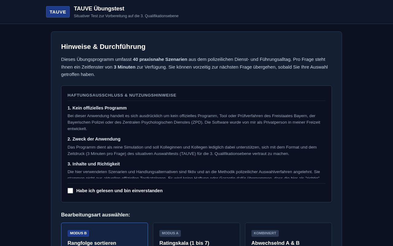 Preview of TAUVE Übungstest