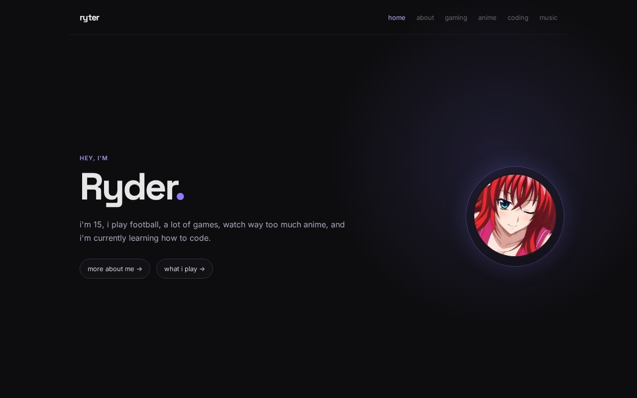 Preview of Website
