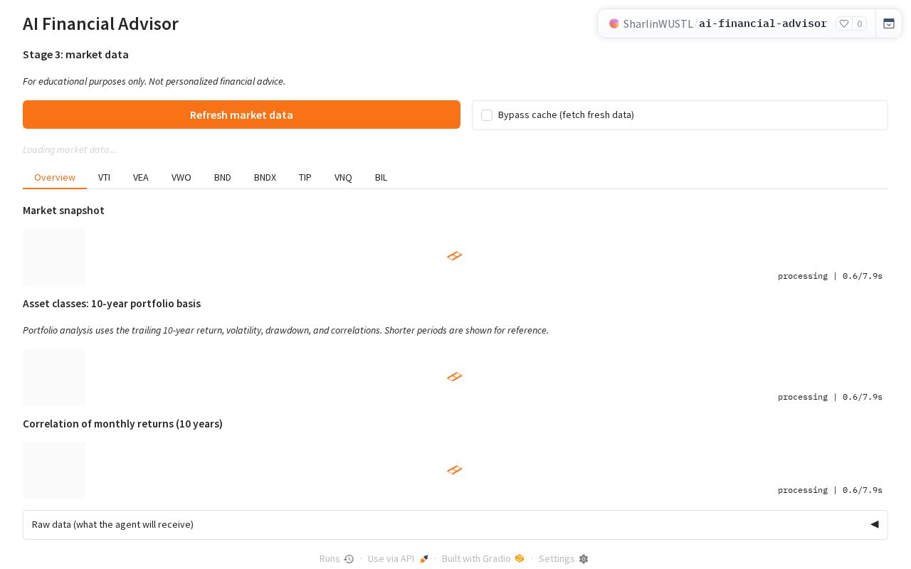 Preview of AI Financial Advisor