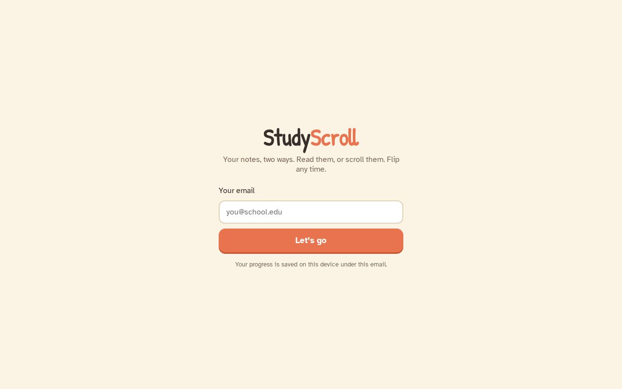 Preview of StudyScroll