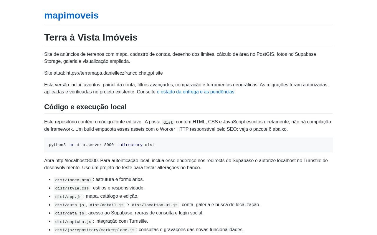 Preview of Mapimoveis